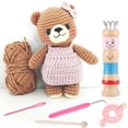 thumbnail image 2 of Ruiboury Handcrafted Wooden Spool Knitting Doll And For Beginners Knitting Loom Kit, 2 of 6