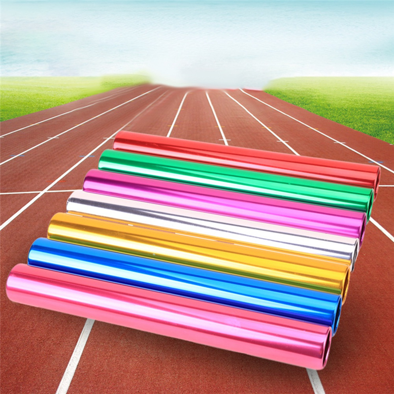8Pcs Aluminum Relay Batons Sports Field Race Batons for Track and Field Races, Gym, Running