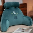 thumbnail image 6 of Back Cushion For Bed & Sofa Lumbar Support Pillow With Armrests Reading Pillow For Back Chair & Floor Sitting, 6 of 9