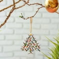 thumbnail image 3 of ZTTD 1Pc Hummingbird Christmas Ornament, 2025 New Colorful Stacked Hummingbird Christmas Tree Ornaments, Hanging Charm for Car Rear View Mirror, Winter Hummingbirds Home Decor, 3 of 6