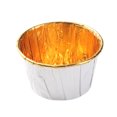 thumbnail image 1 of Bewildely Paquete de 100 Cupcake Liner Muffin Mold Pastelería Postre Cake Cup Pan Tray Wrappers Home Bar Hotel Cafe Cocina Hornear Herramientas y accesorios para hornear Oro blanco Bewildely HA067404-02, 1 of 6