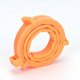 thumbnail image 1 of Collar antipulgas y garrapatas para perros y gatos, ajustable, de goma, para cachorros de 10 meses, antimosquitos, color naranja (paquete de 2), 1 of 5