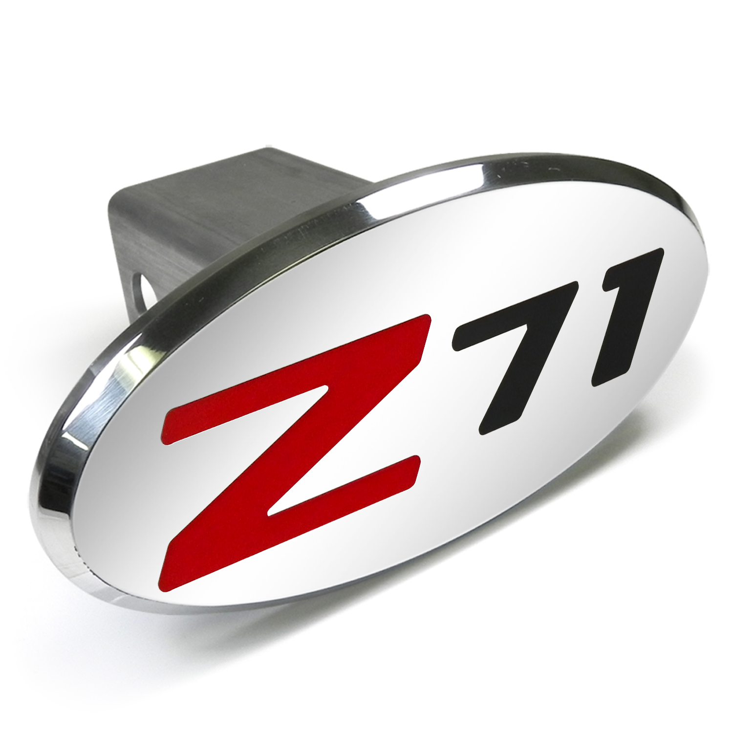 Chevrolet Z71 Oval Hitch Cover (Chrome)