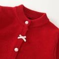 thumbnail image 5 of LIJCC Kids Cardigan Sweater Girls Pearl Knitted Jackets Warm Chunky Long Sleeve Button Down Knit Sweaters Y2K Coquette Going Out Fit Preppy Outerwear Toddler Soft Cotton Jumpers, 5 of 8