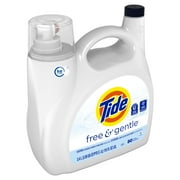 Tide Hygienic Clean Heavy Duty 10x Free Liquid Laundry Detergent, Unscented, 80 Loads, 115 oz, HE Compatible