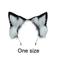 thumbnail image 6 of Yvsxxv 1Pc Black Wolf Ear Faux Fur Headband Party Hair Accessories, 6 of 7