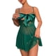 thumbnail image 3 of Camisón Con Tirantes, Camisón De Encaje Pajarita Perspectiva Transpirable Elegante Para Viajes, 3 of 6