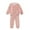 Pink, variant on AOMPMSDX Boys' Girls' Flannel Clothes Set Sweatshirt Top And Pants Winter Warm Soft Fuzzy Homewear With Sweatpants Red 6 Years-7 Years