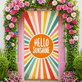 thumbnail image 5 of Vibrant Colors Sunshine Banner Retro Style Positive Message Decorative Design for Outdoor Events Indoor Home Decor Motivational Settings, 5 of 6