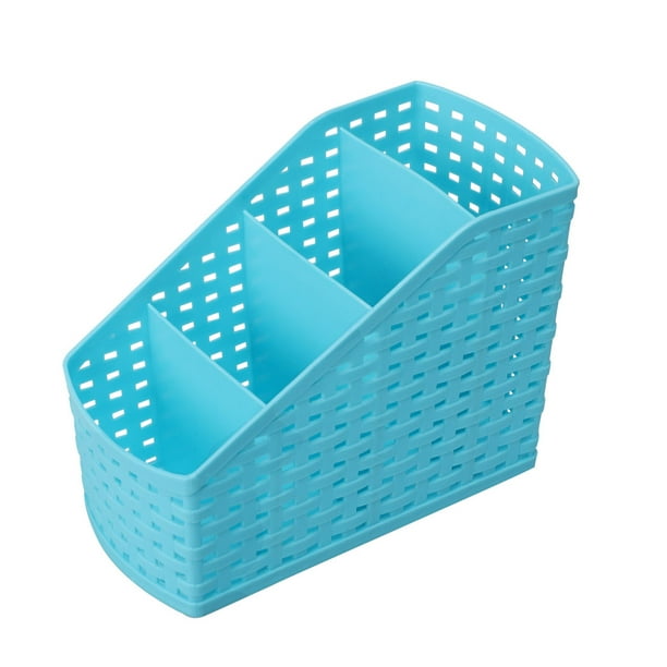 Unique Bargains Home Office Desktop Table Sundries 4 Slots Storage Drawer Divider Box Blue Com 4 Slots Storage Drawer Divider Box, 4 Drawer Storage Unit Plastic Home Bargains