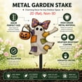 thumbnail image 6 of DefiDgd Halloween Ghost Metal Yard Stake,Vintage Rustic Style Outdoor Ghost Decor for Halloween Fall Porch Lawn Flower Bed Garden Holiday Party Home Decoration(A), 6 of 6