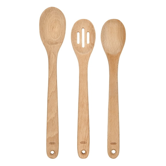 OXO Softworks Wooden 3-Piece Cooking Spoons