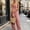 Pink, variant on Chic Pockets + Pleats + Strapless! Women's Sleeveless Jumpsuit – Solid Color, Elegant Casual Wear Pink，2XL
