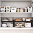 thumbnail image 4 of Forthcan Expandable Cabinet Shelf Organizers Under Sink and Counter Top Organizer Black, 4 of 8