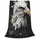 thumbnail image 2 of Balery Ink Style Bald Eagle Manta de Felpa Suave y Acogedora – Cobija de Franela Aterciopelada para Cama, Lavable y Cálida para Sofá, Mascotas, Transpirable-60"x50", 2 of 7