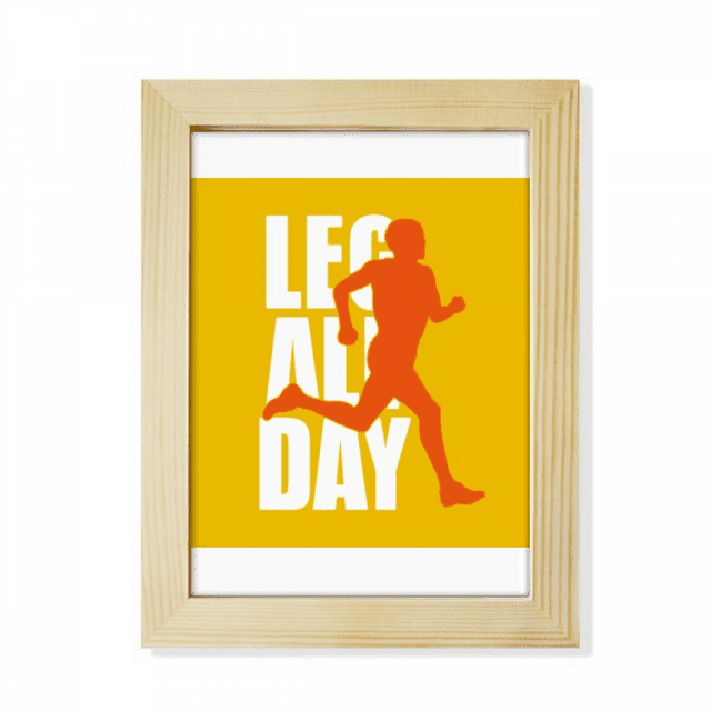 Moving Body Human Time Art Deco Fashion Desktop Adorn Photo Frame Display Art Painting Wooden
