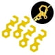 thumbnail image 3 of Ajustador de cuerda DYNWAVEMX 4pcs de acero inoxidable Tensores de tienda Hebilla de apriete amarillo, 3 of 6