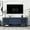 Blue, variant on Euroco TV Stand for TVs up to 60'', Entertainment Center with Multifunctional Storage Space, TV Cabinet with Modern Design, Media Console for Living Room, Bedroom