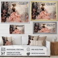 thumbnail image 4 of Designart "Fashion Pink Dress gracefulness Unveiled I" Fashion Canvas Print, 4 of 5