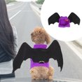 thumbnail image 1 of OULII 1Pcs  Bat Costume Black Cloth Adjustable Range 3-5 Cm for Dogs, 1 of 8