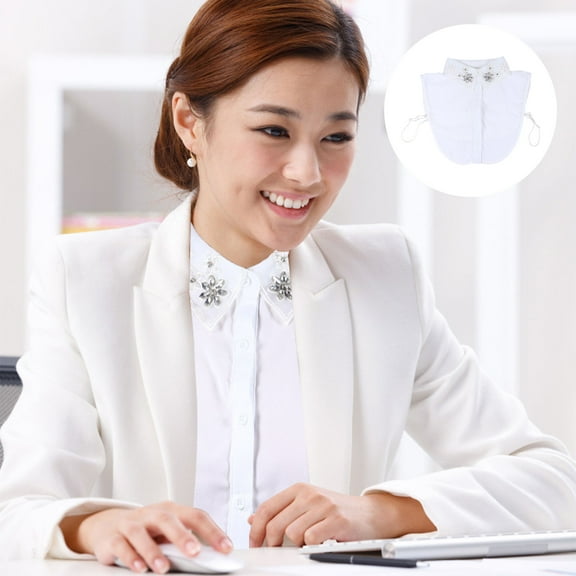 Soimiss Women's Collar Inserts Simple Fake Collar 1Pcs