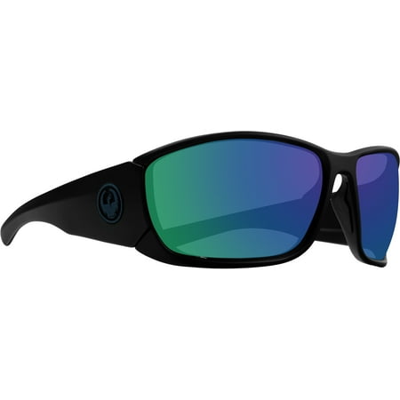 Dragon Tow In Sunglasses Matte Black H2O/Green Ion Polar Lens