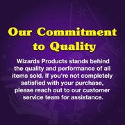 Wizards Fast Cut Twisted Wool Buffing Pads – 7.5 Aggressive Cutting Pads for Paint Correction & Defect Removal Velcro Backed