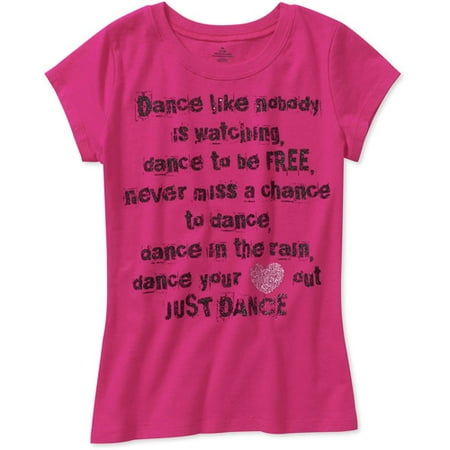 Girls Dance Text Graphic Tee