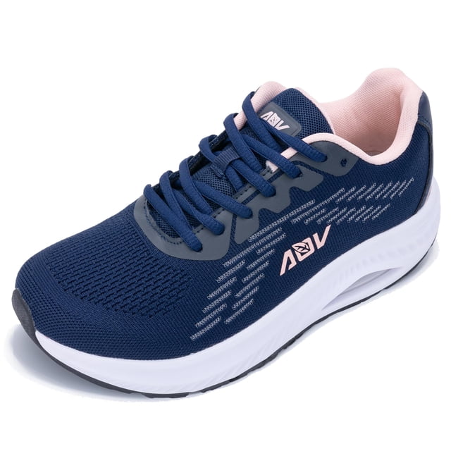 Zapatos AOV con puntera ancha para mujer, soporte para arco, fascitis plantar