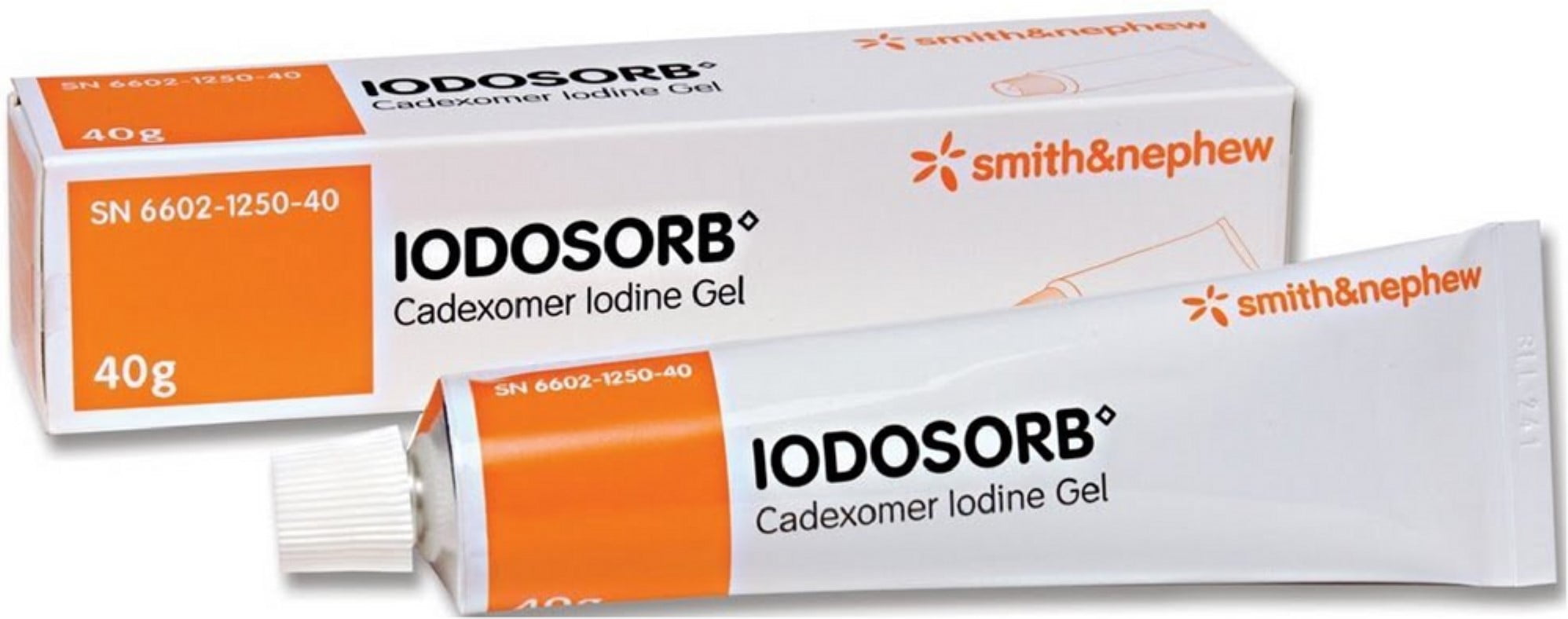 2 Pack Smith & Nephew Iodosorb Cadexomer Iodine Gel Dressing 1.40 oz