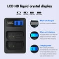 thumbnail image 4 of Slim Battery LCD Micro USB Charger Reliable Charging Accessory for DCS1 DCS1M DCS1R DCS1RM DCS1H Battery Charging Base, 4 of 10