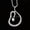 Silver, variant on New Clear Crystal Cobra Snake Pendant Chain Necklace/Brooch Pin Gold Silver Tone-Gold