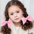 thumbnail image 4 of Set de 3 pinzas para el cabello con lazo de terciopelo, estilo princesa, con diseño de dulces y estilo moderno., 4 of 6