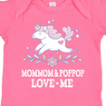 thumbnail image 4 of Inktastic Mommom and Poppop Love Me Unicorn Girls Baby Bodysuit, 4 of 5