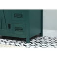 thumbnail image 5 of Elegant Decor Grant 32" Aluminum MDF Single Bathroom Vanity in Green, 5 of 8