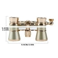 thumbnail image 2 of Vintage Opera Glasses Binoculars 3X25, Metal Theater Binoculars with Adjustable Handle, Compact Mini Binoculars for Adults Women Kids in Concerts, Opera, Cinema and Musical Performances, 2 of 8