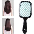 thumbnail image 5 of Cepillo de paleta para desenredar, dientes anchos, cojín de aire, peine, cabello húmedo y seco, desenredar, masaje del cuero cabelludo, herramienta de peluquería DIY para mujeres, 5 of 5