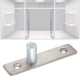 thumbnail image 3 of Bisagra De Pivote De Puerta, Duradera Bisagra De Pivote De Acero Inoxidable De 91x21x26 Mm Resistencia A La Corrosión Para Suministros De Hardware Para Accesorios De Puertas De, 3 of 7
