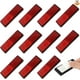 thumbnail image 1 of 12 reflectores rectangulares rojos para seguridad de vehículos recreativos, caravanas, automóviles y remolques: señalización de advertencia autoadhesiva, 1 of 5