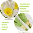 thumbnail image 3 of 2pcs Artificial Daffodil Bundles,16 Inch Faux Daffodil Stems with 18pcs Latex Fake Flowers,Premium Artificial Flowers for Home Decor Centerpiece DIY Wedding Bouquet Supply,Yellow, 3 of 5