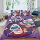 thumbnail image 2 of Ren & Stimpy Conjunto de sábanas temático, trío de piezas, cómodo y amigable con la piel, diseño único, regalo de decoración para el hogar para familiares, amigos y fans,135cm *200cm, 2 of 6