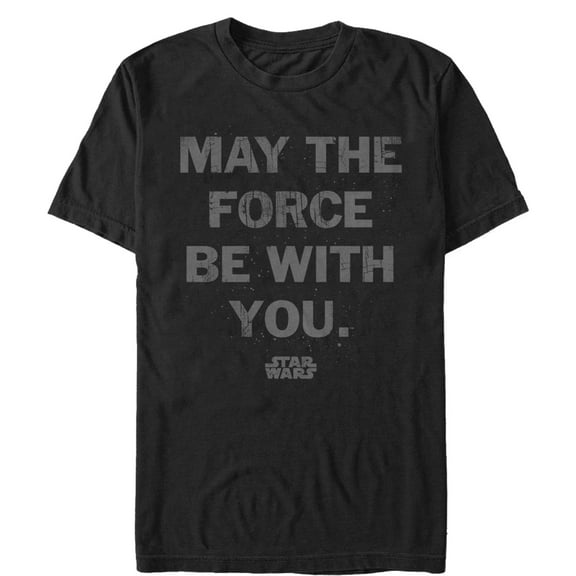 Men's Star Wars The Force is With You  Graphic Tee Black X Large