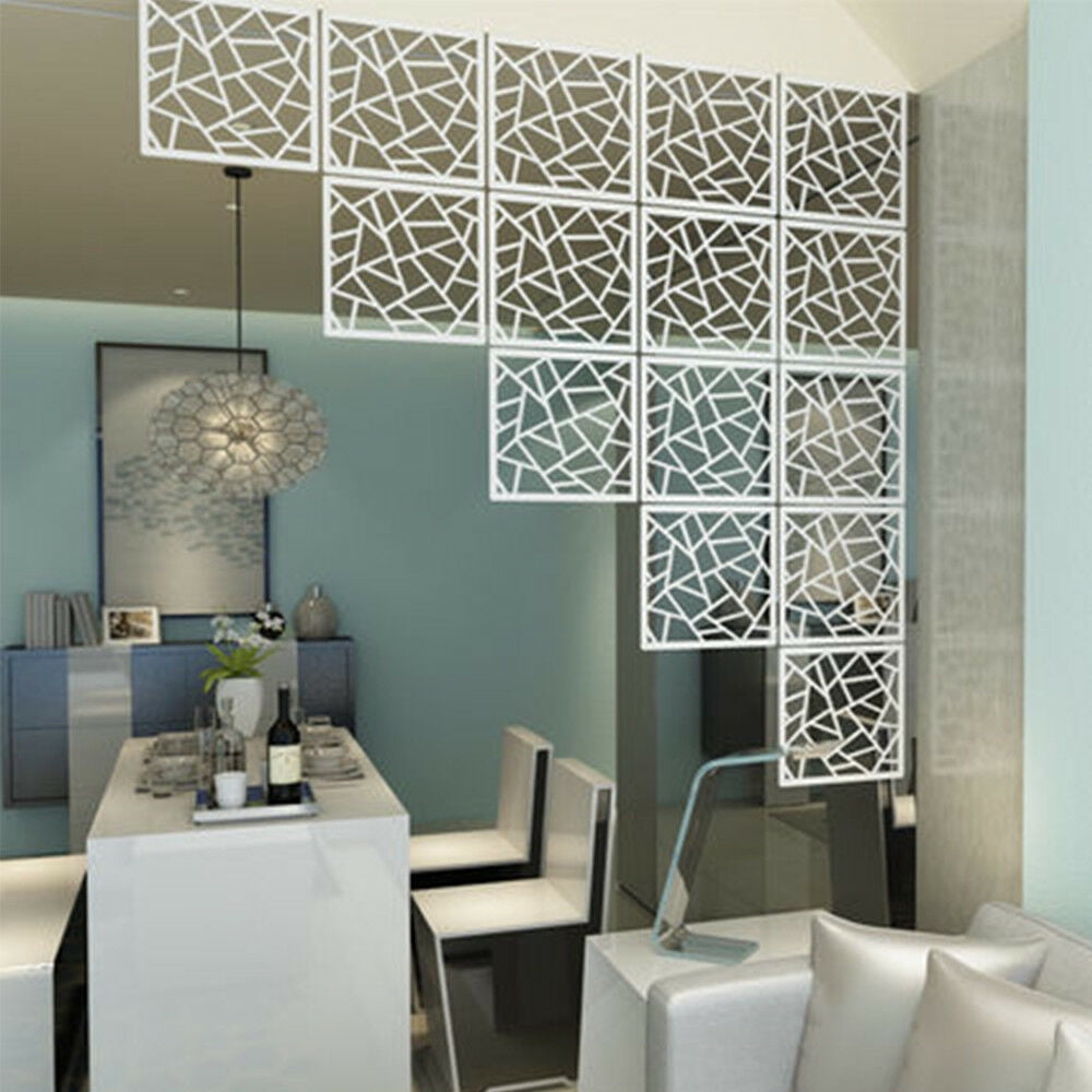 Custom Decorative Screen Divider system for walls, Dividing room, Office,Hanging room divider,Artist desingn,Room partition 15.7x15.7in(H-3) 12pc