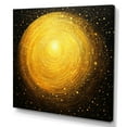 thumbnail image 2 of Designart "Fantasy Of Moon'S Lemon Light" Moon Canvas Prints, 2 of 7