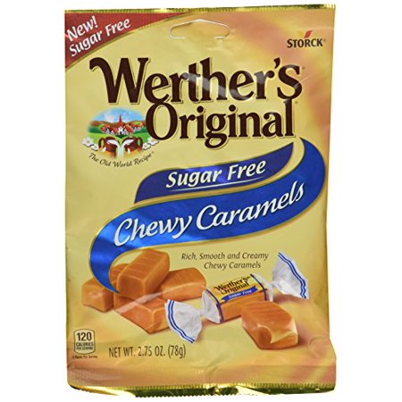 Werther s Original Sugar Free Chewy Caramels 2.75 Oz (Pack Of 2)