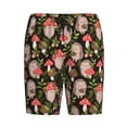 thumbnail image 3 of Picia Edgehog and Mushrooms Pajama Shorts for Men, Men's Pajama Bottoms, Sleepwear,Short Pajama Pants-Large, 3 of 9