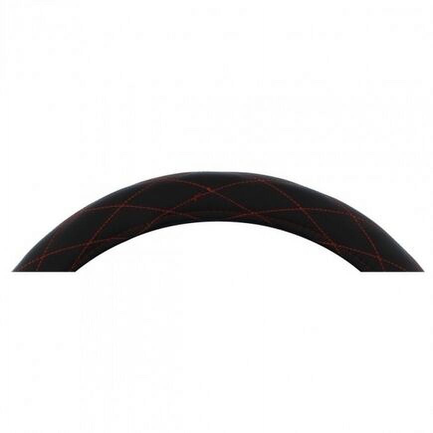 United Pacific 70120 Accessory Steering Wheel Cover   18", Black Diamond