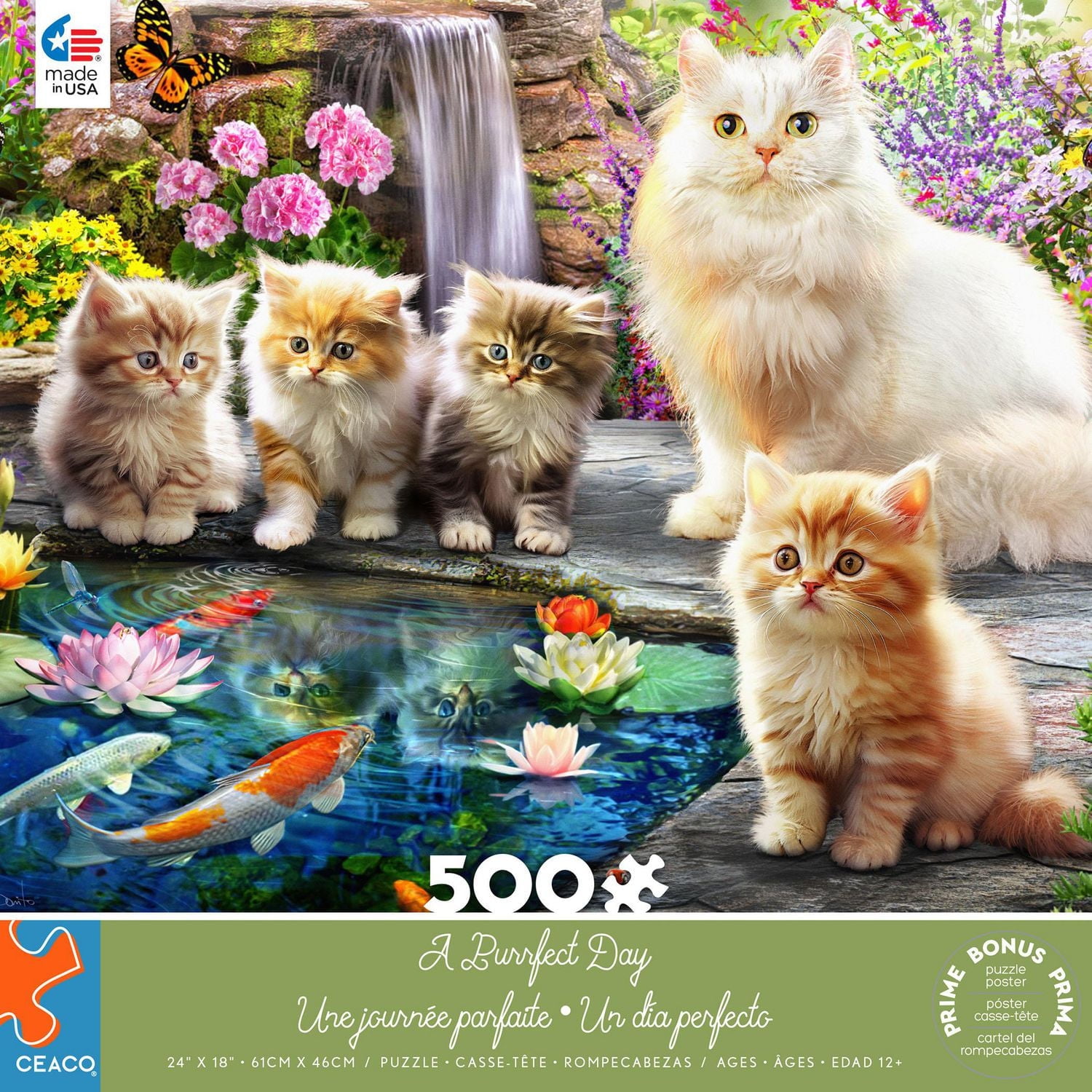 Ceaco A Purrfect Day 500pc Puzzle