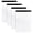 A, variant on VKLU 4 Pack White Legal Pads, A4 Size Wide Ruled Notepads, 50 Sheets Perforated Writing Pads with Cardboard Back for Office & Business Meeting Notes