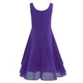 thumbnail image 2 of Aislor Kids Girls Sleeveless Chiffon Layers Lyrical Dress Bridesmaid Wedding Party Flower Girls Dress, 2 of 7